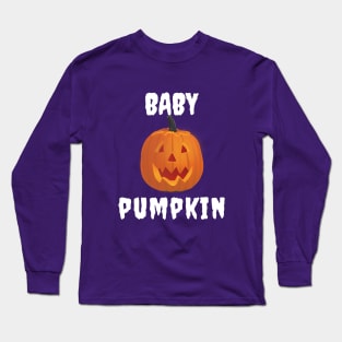 Baby Pumpkin Jack O Lantern Matching Family Member Halloween Long Sleeve T-Shirt